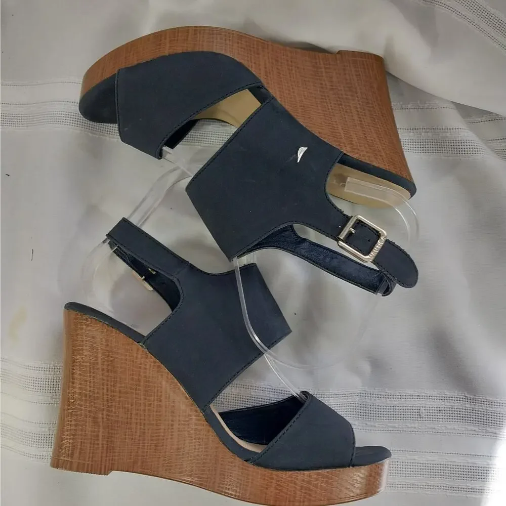 NAUTICA! SKY BLUE VEGAN SUEDE LEATHER STRAPPY 